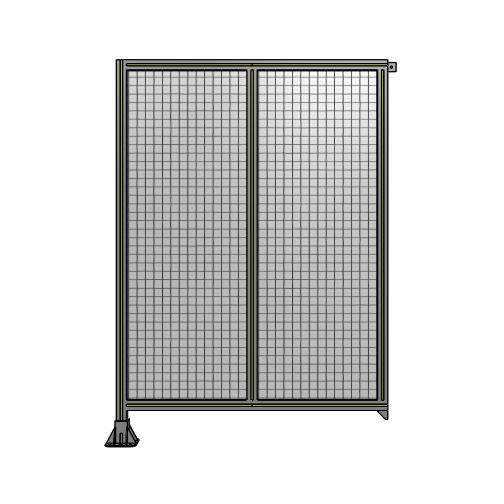 B1-1700-1200-0150-TYMFA DOUBLE PANEL-LEG ON LEFT, TIE PLATE AND ANGLE ON RIGHT 1700MM X 1200MM  1" MESH, AS A KIT