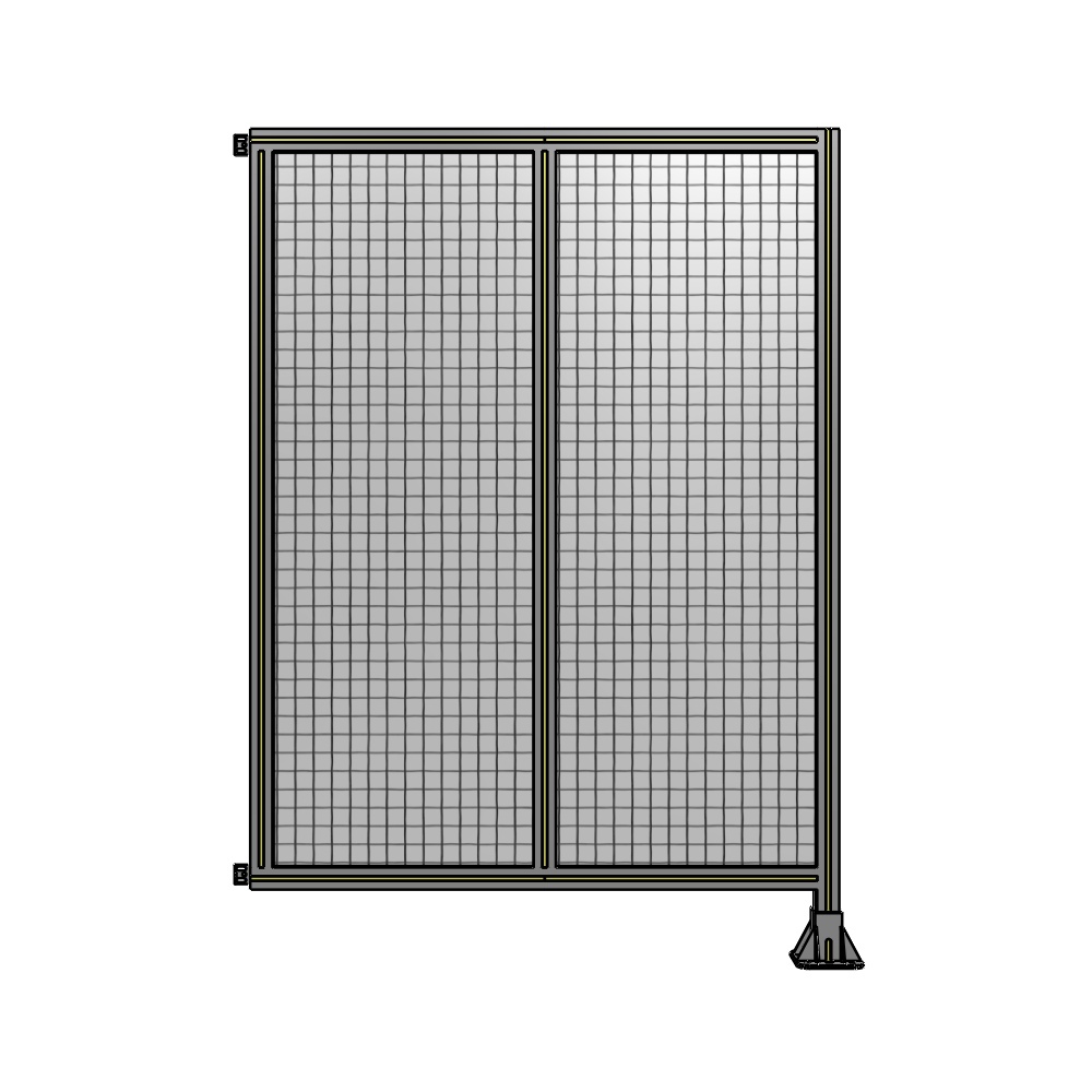 B2-1700-1200-0150-HYMFK DOUBLE PANEL-LEG ON RIGHT, HINGE ON LEFT 1700MM X 1200MM 1" MESH, FULLY ASSEMBLED