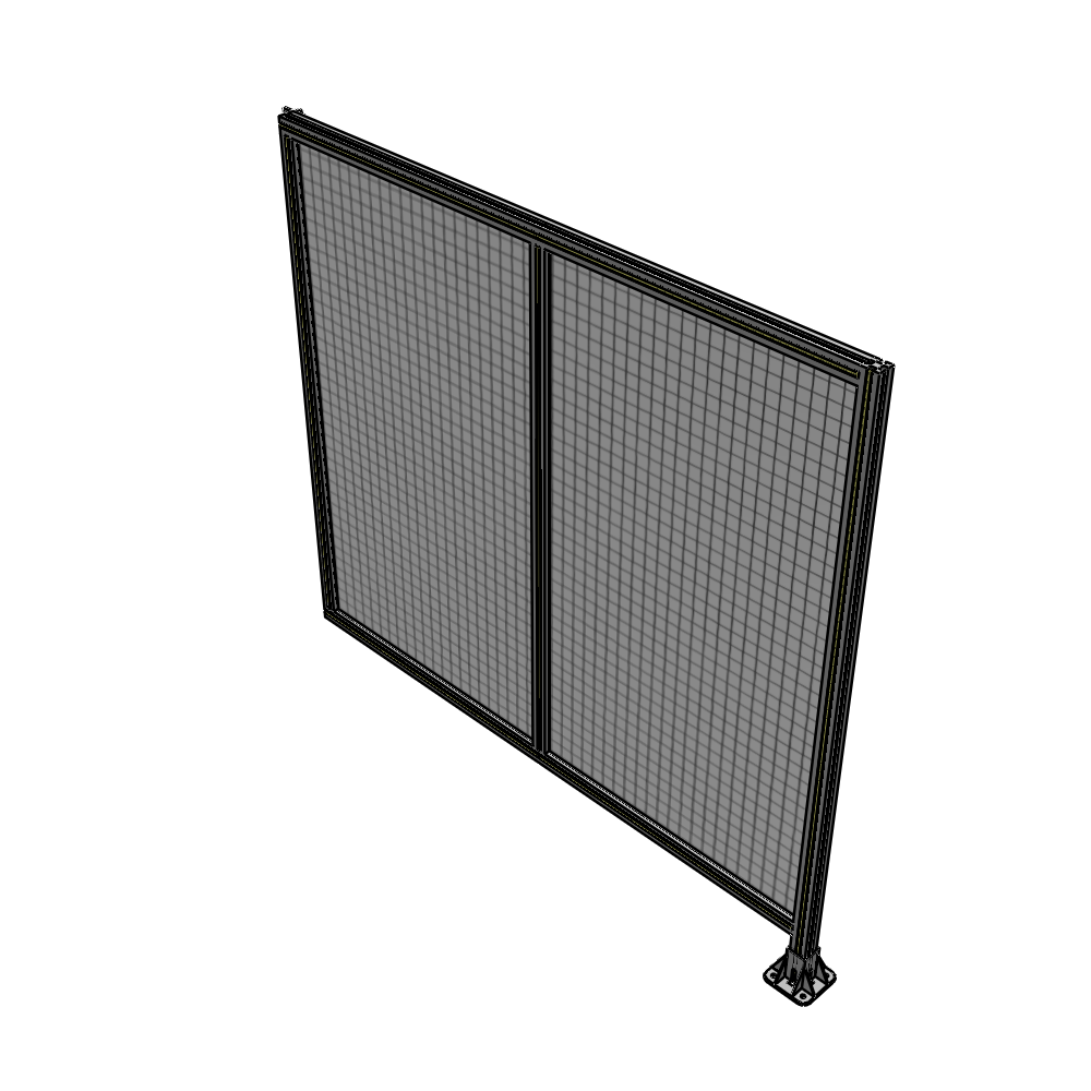 B2-1700-1800-0150-HYMFK DOUBLE PANEL-LEG ON RIGHT, HINGE ON LEFT 1700MM X 1800MM 1" MESH, AS A KIT