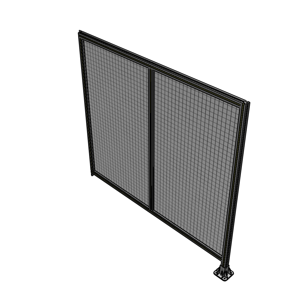 B2-1700-1800-0150-TYMFK DOUBLE PANEL-LEG ON RIGHT, TIE PLATE AND ANGLE ON LEFT 1700MM X 1800MM 1" MESH, AS A KIT