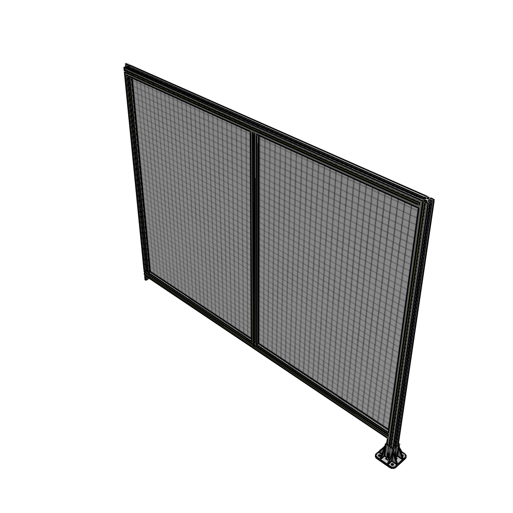 B2-1700-2200-0150-TYMFK DOUBLE PANEL-LEG ON RIGHT, TIE PLATE AND ANGLE ON LEFT 1700MM X 2200MM 1" MESH, AS A KIT