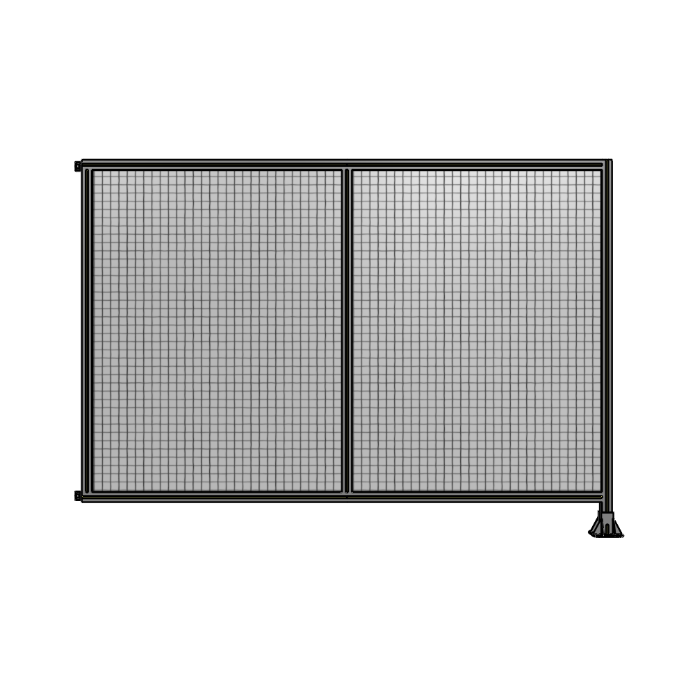 B2-1700-2400-0150-HYMFA DOUBLE PANEL-LEG ON RIGHT, HINGE ON LEFT 1700MM X 2400MM  1" MESH, FULLY ASSEMBLED