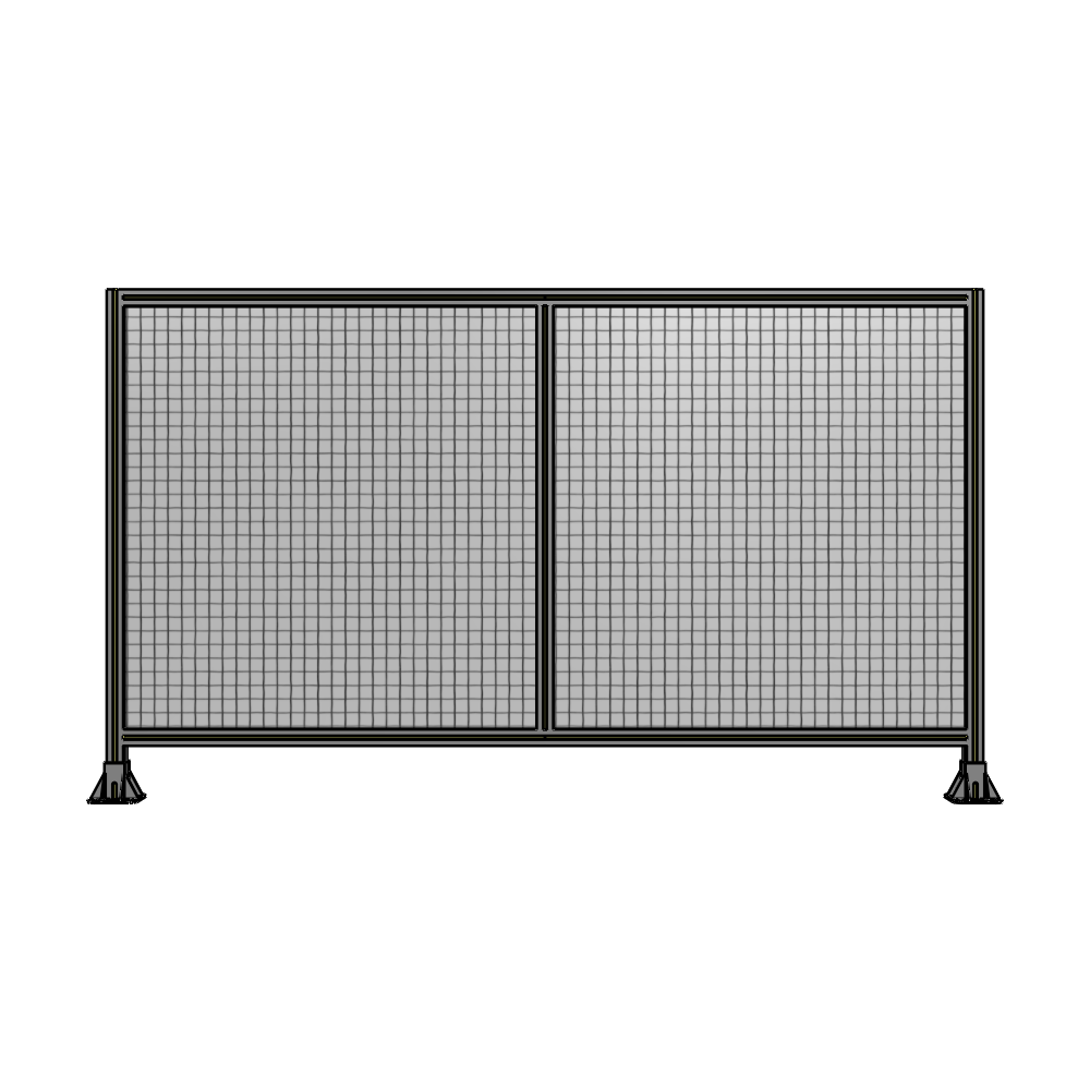 B3-1400-2400-0150-ZYMFK DOUBLE PANEL-LEG ON EACH SIDE 1400MM X 2400MM  1" MESH, AS A KIT