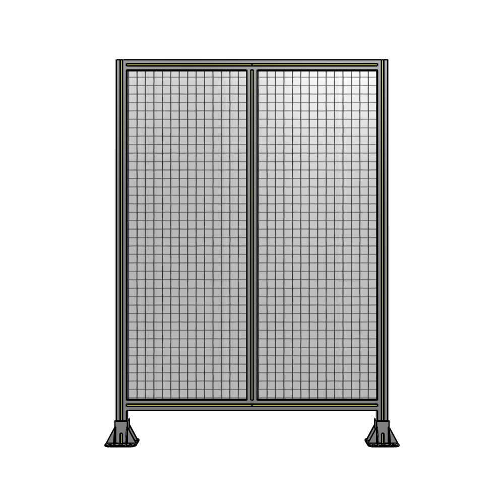 B3-1700-1200-0150-ZYMFK DOUBLE PANEL-LEG ON EACH SIDE 1700MM X 1200MM 1" MESH, FULLY ASSEMBLED