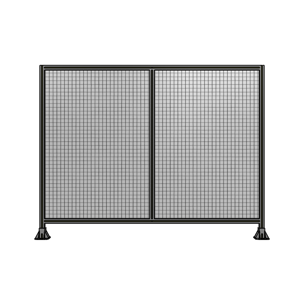 B3-1700-2200-0150-ZYMFK DOUBLE PANEL-LEG ON EACH SIDE 1700MM X 2200MM 1" MESH, FULLY ASSEMBLED