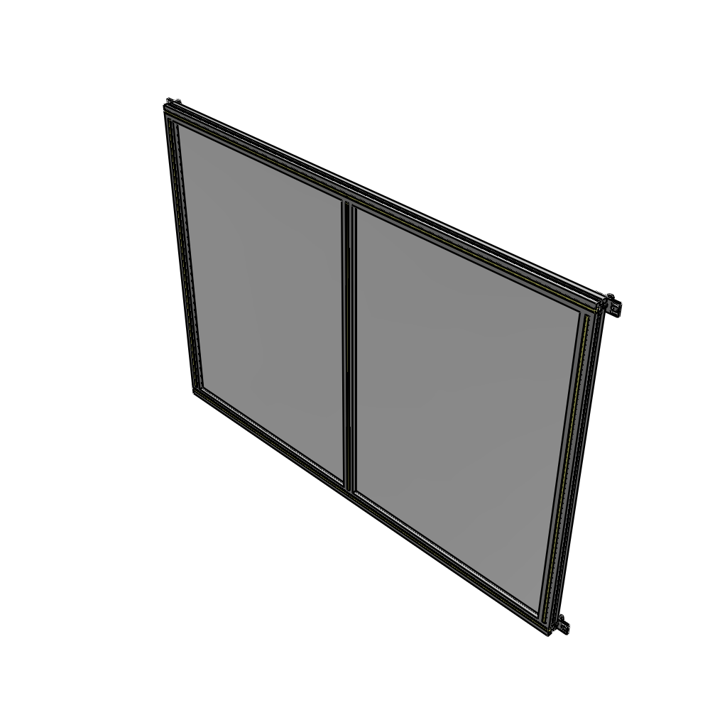 B4-1400-1800-0150-HYPZA DOUBLE PANEL-NO LEGS, HINGE CONNECTORS 1400MM X 1800MM 1/4" POLYCARBONATE, AS A KIT