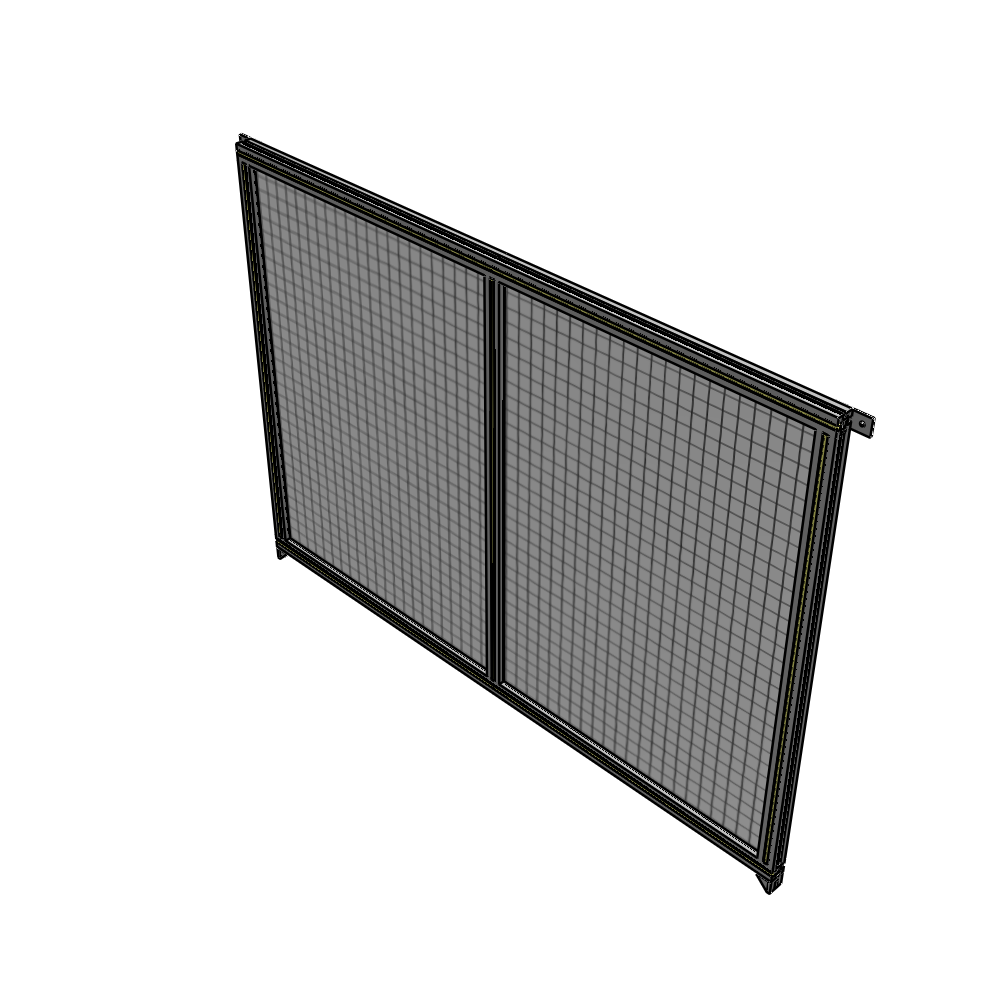 B4-1400-1800-0150-TYMZK DOUBLE PANEL-NO LEGS, TIE PLATE AND ANGLE CONNECTORS 1400MM X 1800MM  1" MESH, FULLY ASSEMBLED
