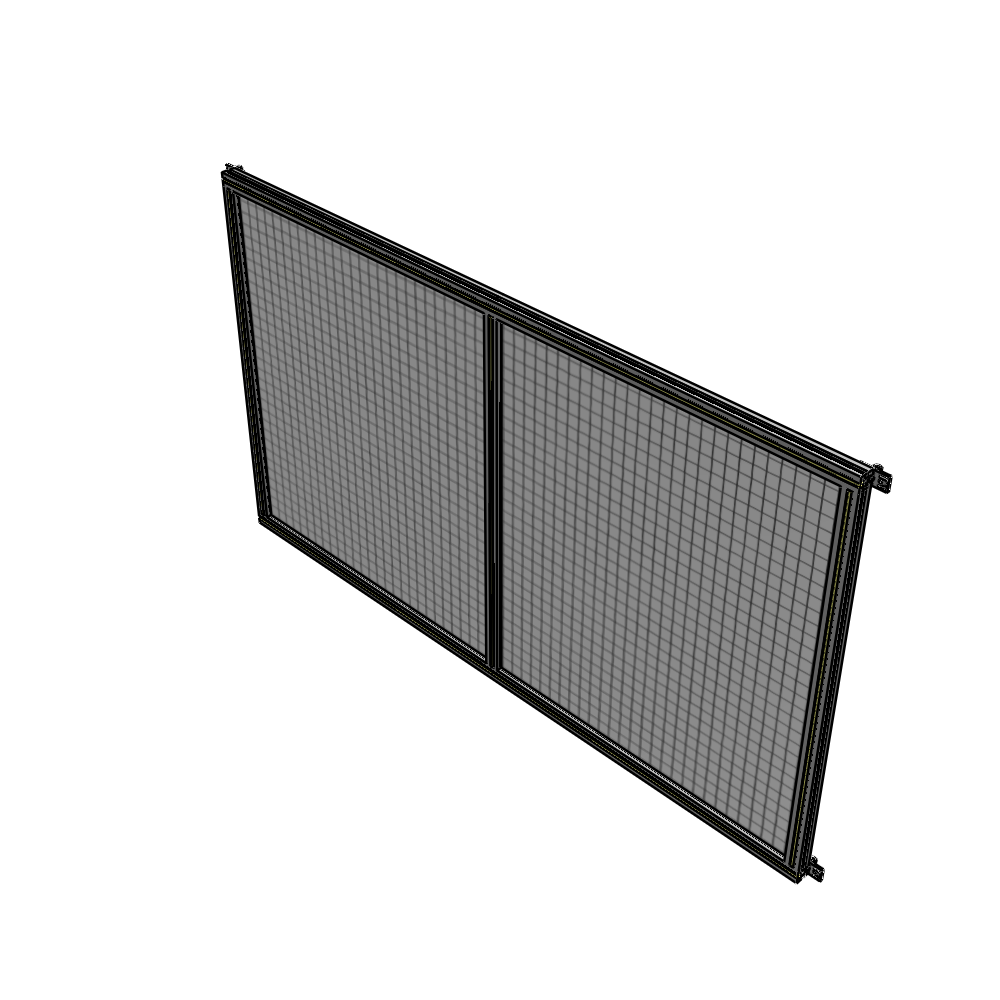 B4-1400-2200-0150-HYMZK DOUBLE PANEL-NO LEGS, HINGE CONNECTORS 1400MM X 2200MM  1" MESH, AS A KIT