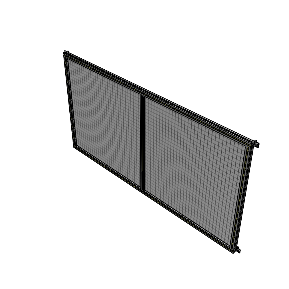 B4-1400-2400-0150-HYMZK DOUBLE PANEL-NO LEGS, HINGE CONNECTORS 1400MM X 2400MM 1" MESH, AS A KIT