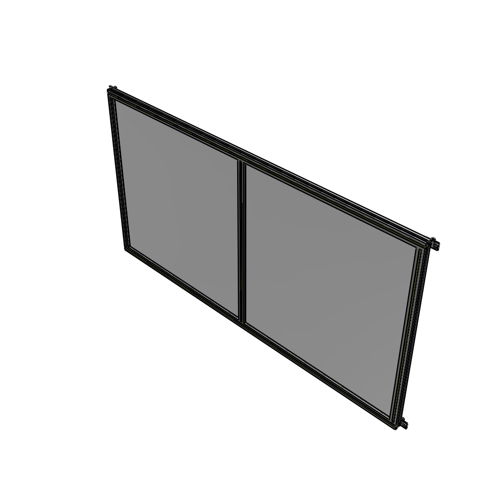 B4-1400-2400-0150-HYPZK DOUBLE PANEL-NO LEGS, HINGE CONNECTORS 1400MM X 2400MM 1/4" POLYCARBONATE, AS A KIT