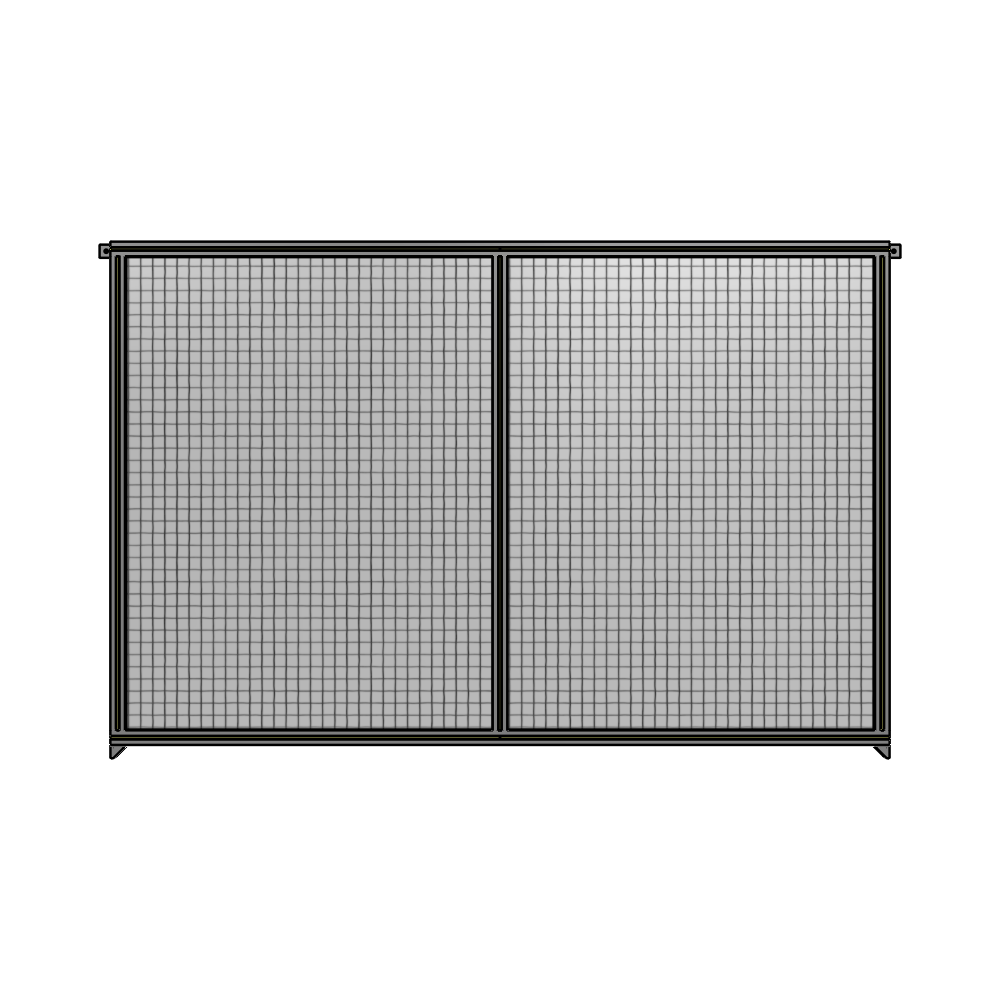 B4-1700-2400-0150-TYMZK DOUBLE PANEL-NO LEGS, TIE PLATE AND ANGLE CONNECTORS 1700MM X 2400MM  1" MESH, AS A KIT