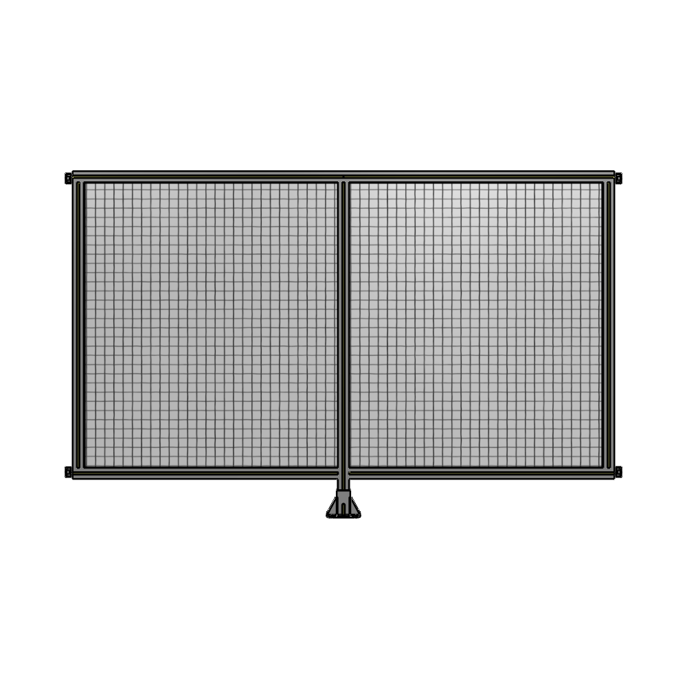 B7-1400-2200-0150-HYMFK DOUBLE PANEL-LEG IN CENTER AND HINGE CONNECTORS 1400MM X 2200MM  1" MESH, AS A KIT