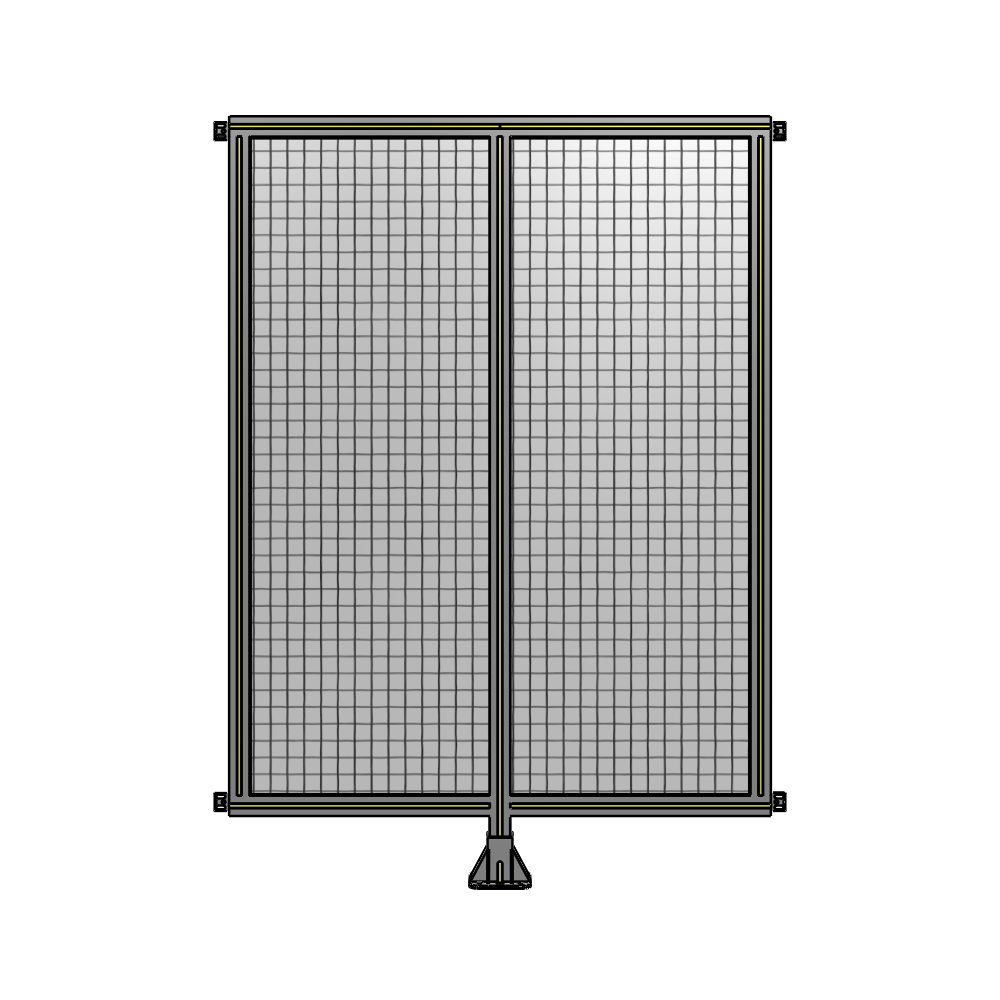 B7-1700-1200-0150-HYMFK DOUBLE PANEL-LEG IN CENTER AND HINGE CONNECTORS 1700MM X 1200MM  1" MESH, AS A KIT