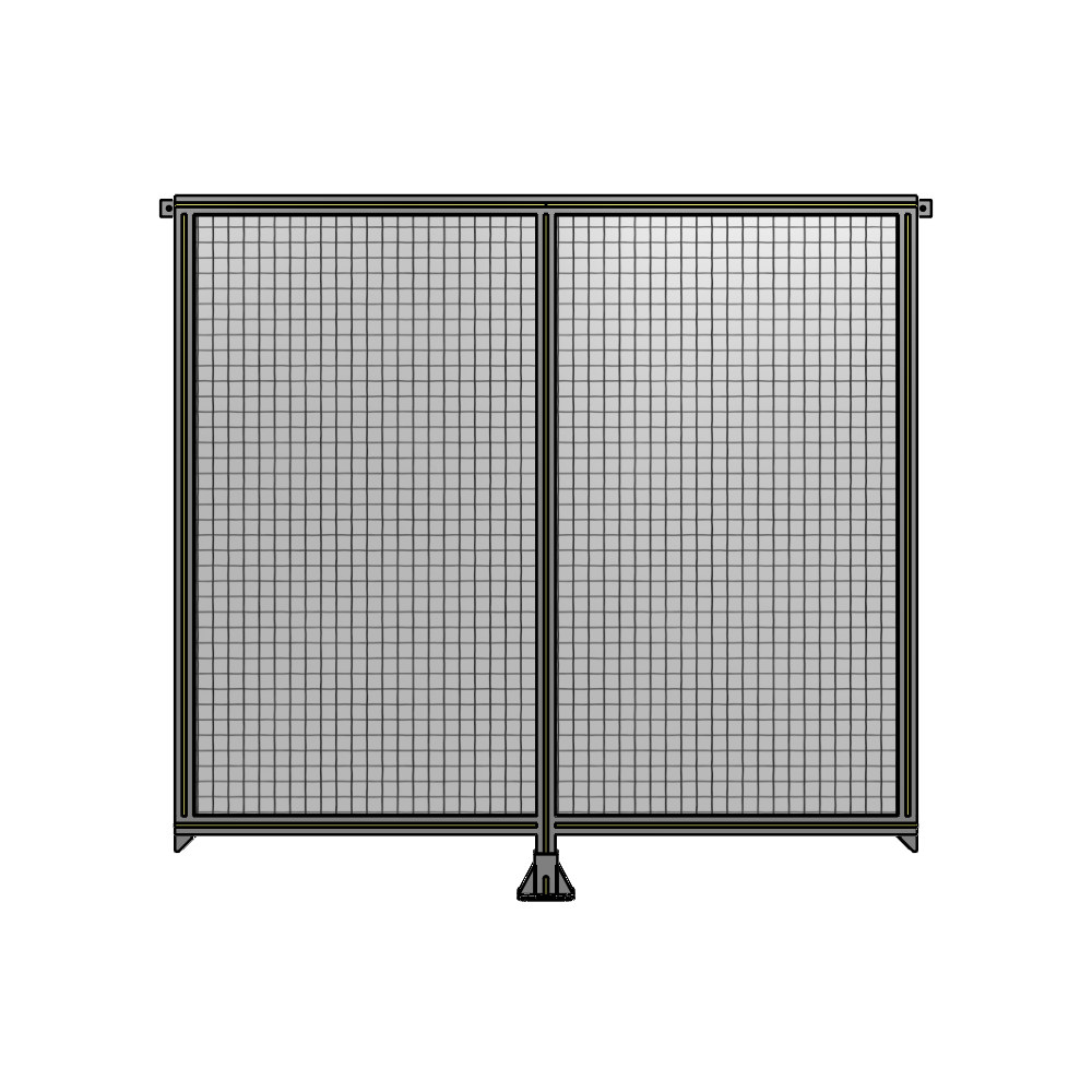 B7-1700-1800-0150-TYMFK DOUBLE PANEL-LEG IN CENTER AND TIE PLATE CONNECTORS 1700MM X 1800MM  1" MESH, AS A KIT