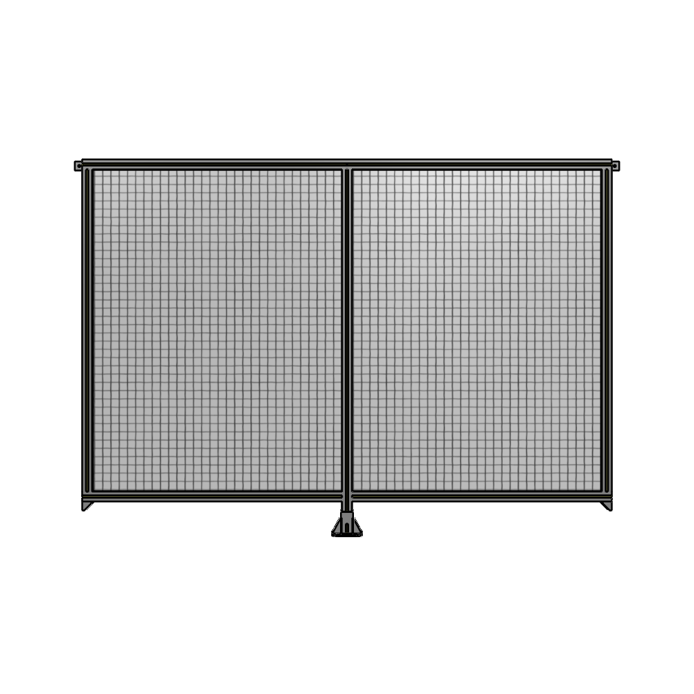B7-1700-2400-0150-TYMFK DOUBLE PANEL-LEG IN CENTER AND TIE PLATE CONNECTORS 1700MM X 2400MM  1" MESH, AS A KIT