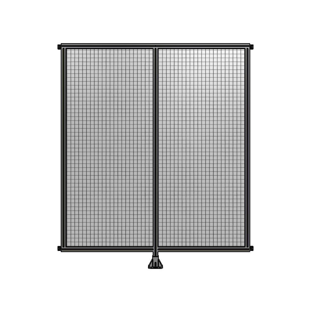 B7-2135-1800-0150-HYMFK DOUBLE PANEL-LEG IN CENTER AND HINGE CONNECTORS 2135MM X 1800MM 1" MESH, AS A KIT