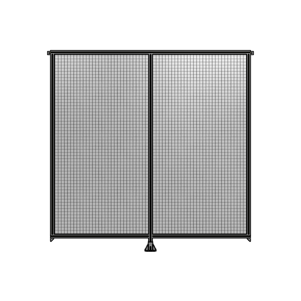 B7-2400-2400-0150-TYMFK DOUBLE PANEL-LEG IN CENTER AND TIE PLATE CONNECTORS 2400MM X 2400MM  1" MESH, AS A KIT