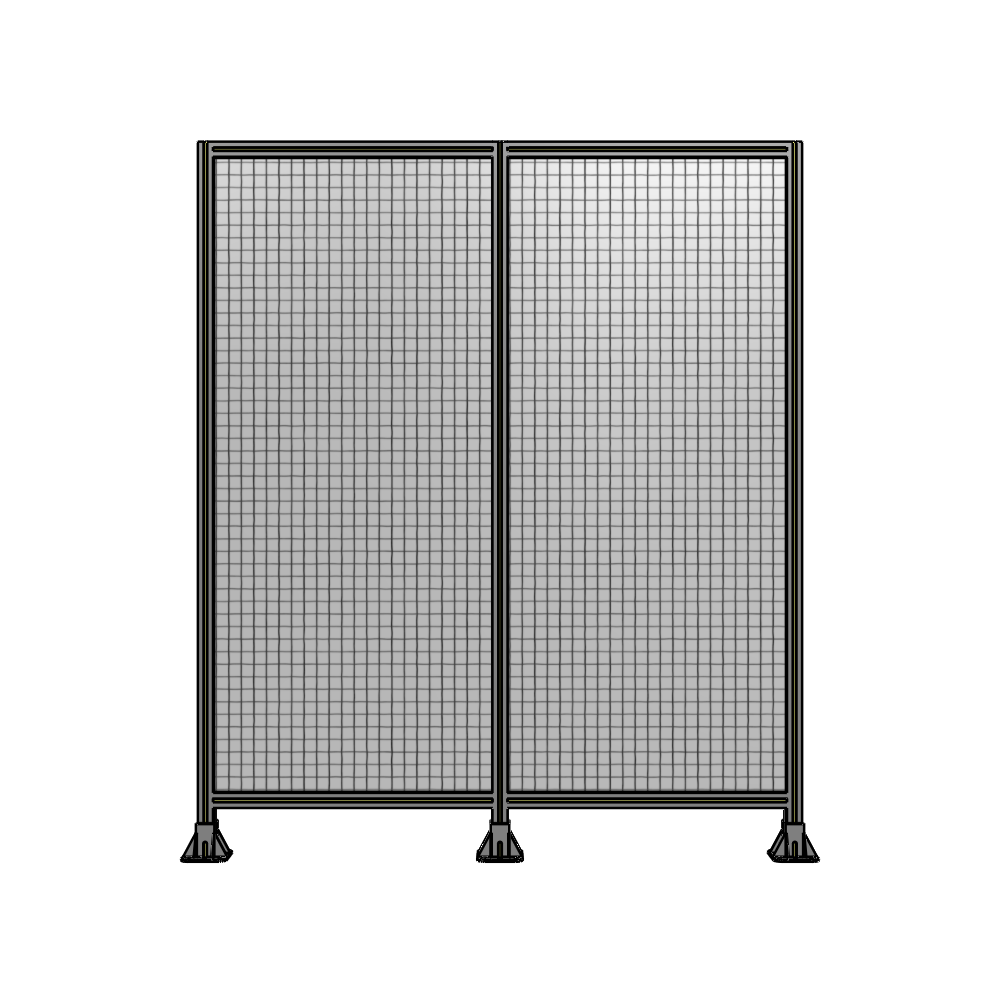 B8-2135-1800-0150-ZYMFK DOUBLE PANEL-3 LEGS 2135MM X 1800MM 1" MESH, AS A KIT