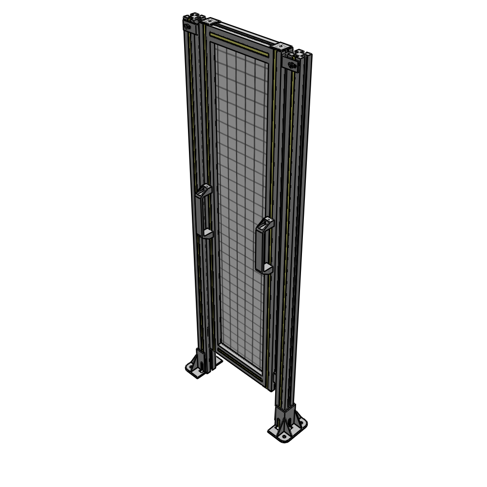 E3-1400-0450-0150-GYMTA SINGLE REMOVABLE PANEL WITH LEGS 1400MM X 450MM 1" MESH, FULLY ASSEMBLED