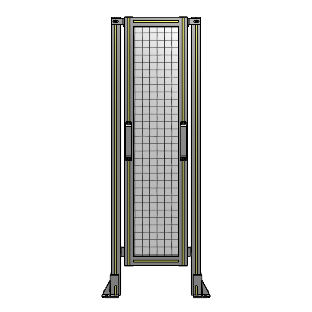 E3-1400-0450-0150-GYMTK SINGLE REMOVABLE PANEL WITH LEGS 1400MM X 450MM 1" MESH, AS A KIT