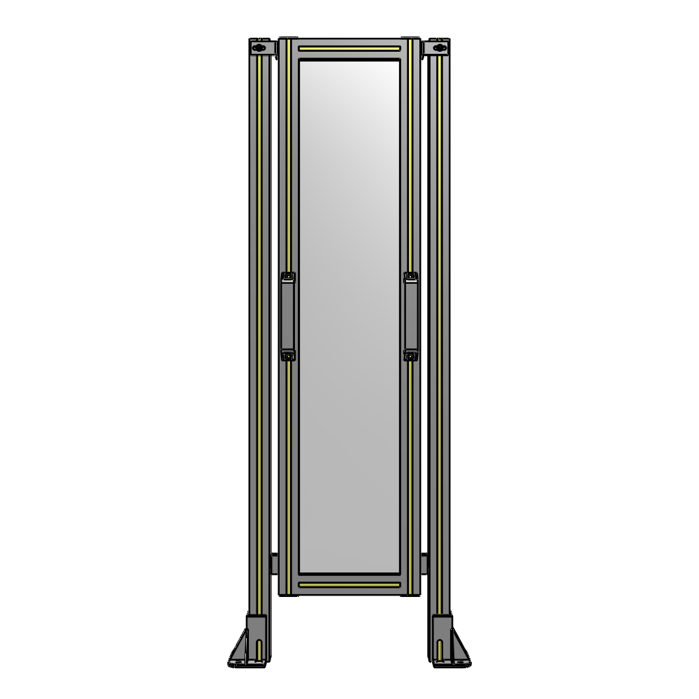 E3-1400-0450-0150-GYPTK SINGLE REMOVABLE PANEL WITH LEGS 1400MM X 450MM 1/4" POLYCARBONATE, AS A KIT