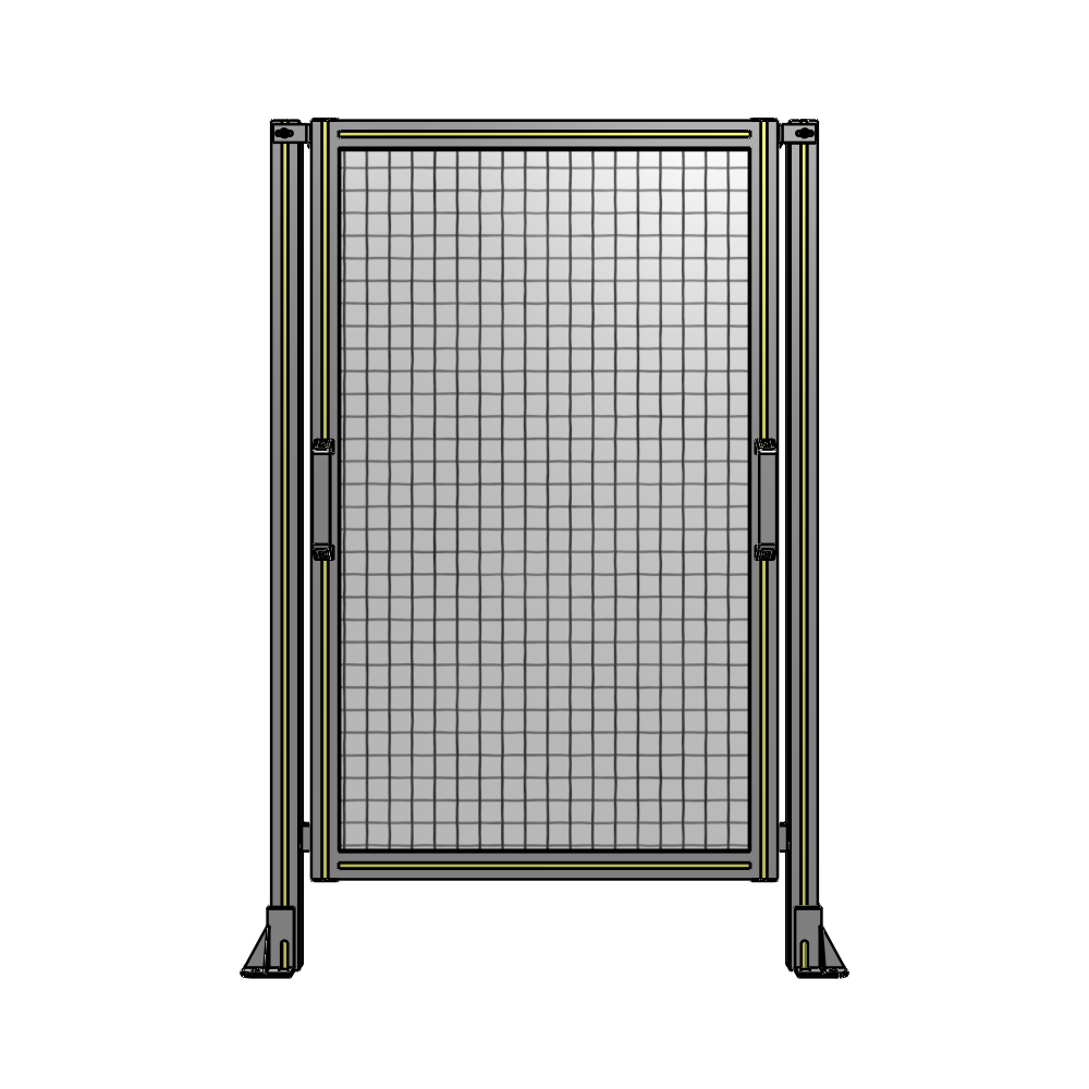 E3-1400-0900-0150-GYMTA SINGLE REMOVABLE PANEL WITH LEGS 1400MM X 900MM 1" MESH, FULLY ASSEMBLED