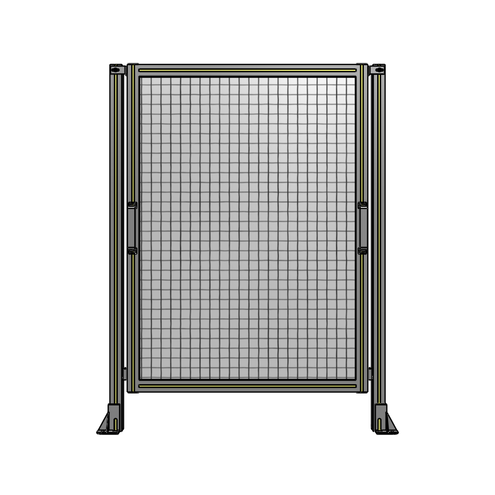 E3-1400-1050-0150-GYMTA SINGLE REMOVABLE PANEL WITH LEGS 1400MM X 1050MM 1" MESH, FULLY ASSEMBLED