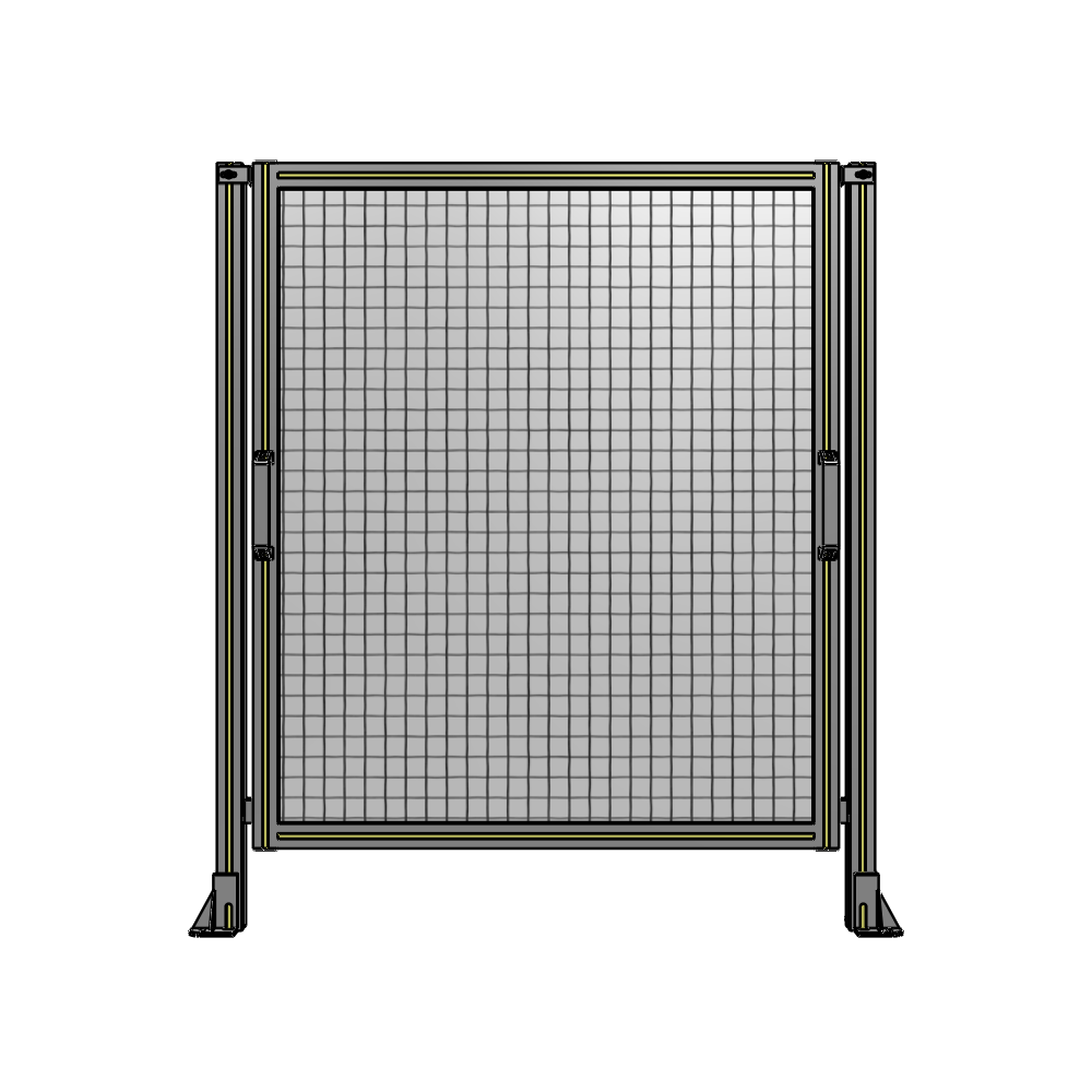 E3-1400-1200-0150-GYMTA SINGLE REMOVABLE PANEL WITH LEGS 1400MM X 1200MM 1" MESH, FULLY ASSEMBLED