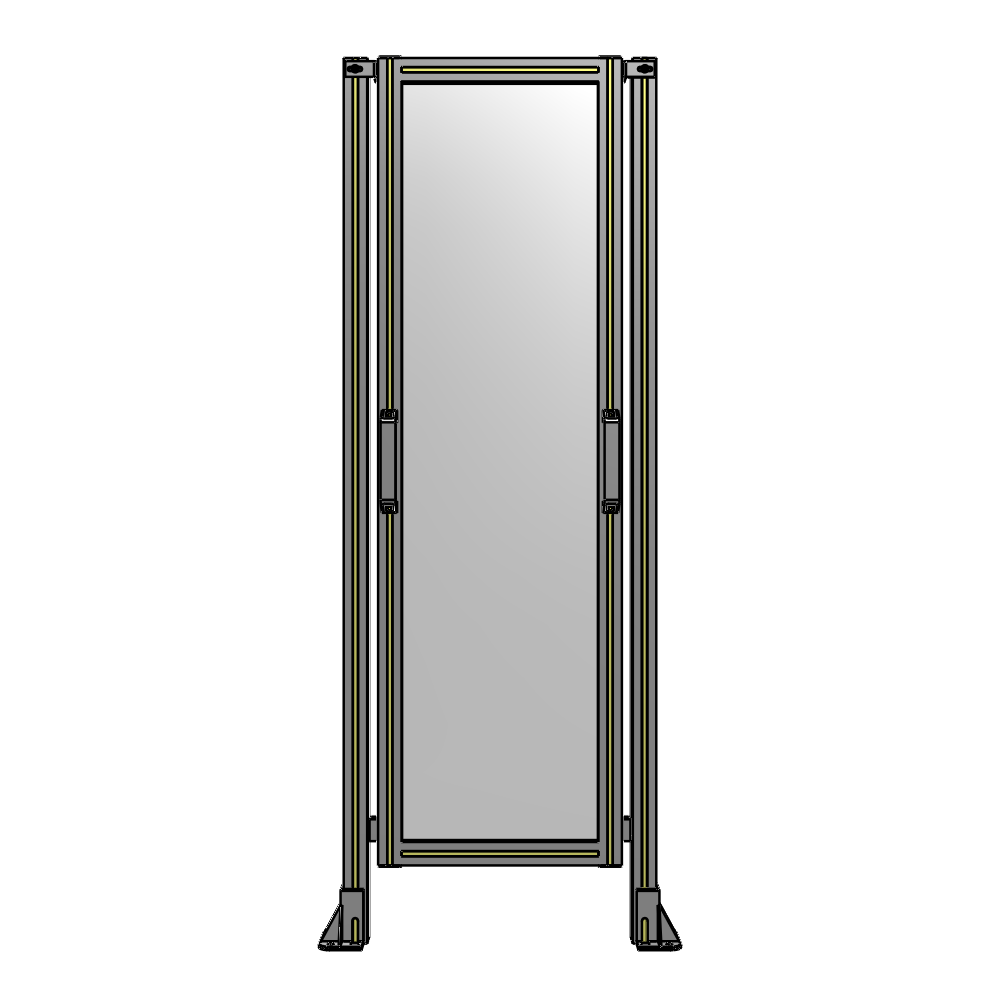 E3-1700-0600-0150-GYPTK SINGLE REMOVABLE PANEL WITH LEGS 1700MM X 600MM 1/4" POLYCARBONATE, AS A KIT