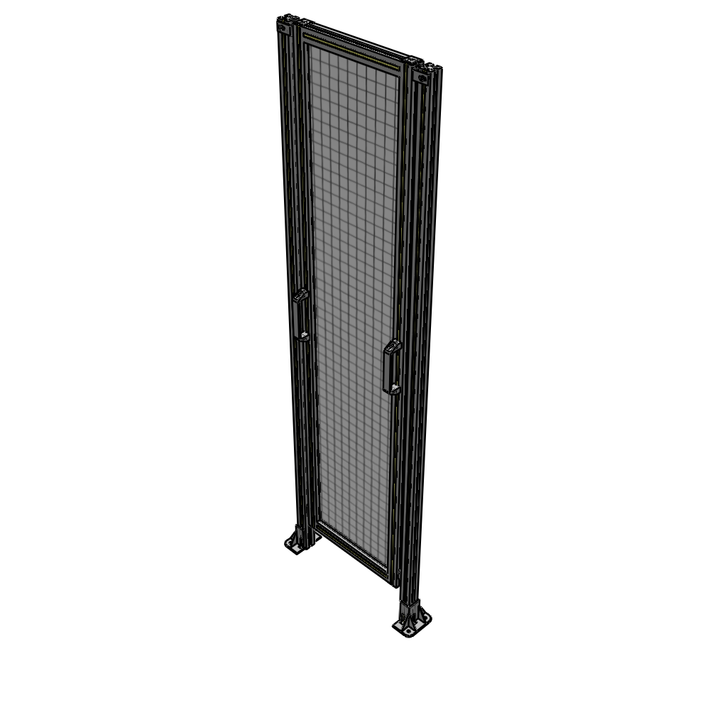 E3-2135-0600-0150-GYMTA SINGLE REMOVABLE PANEL WITH LEGS 2135MM X 600MM 1" MESH, FULLY ASSEMBLED