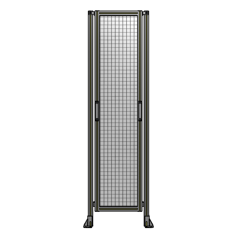 E3-2135-0600-0150-GYMTK SINGLE REMOVABLE PANEL WITH LEGS 2135MM X 600MM 1" MESH, AS A KIT