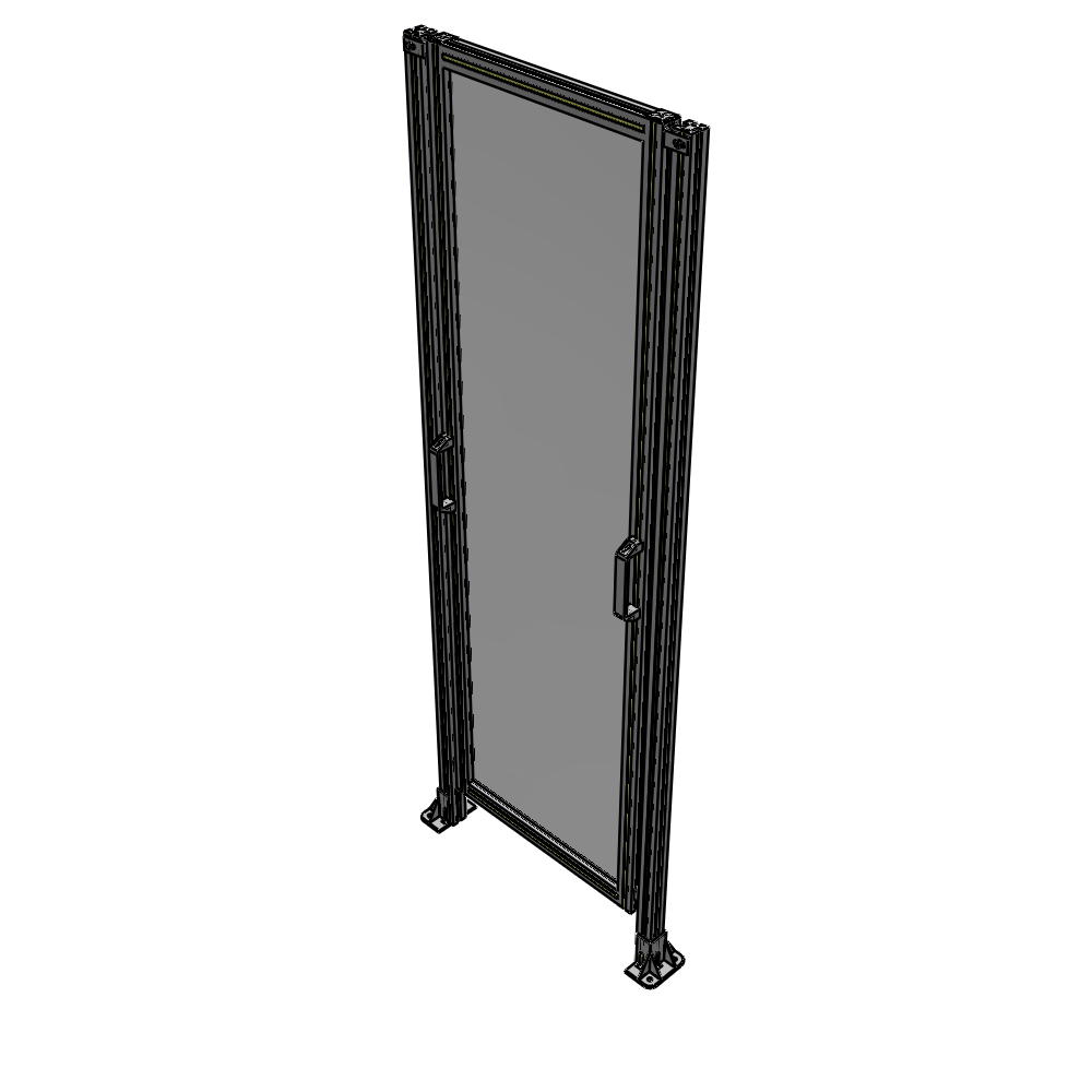 E3-2135-0750-0150-GYPTK SINGLE REMOVABLE PANEL WITH LEGS 2135MM X 750MM 1/4" POLYCARBONATEONATE, AS A KIT