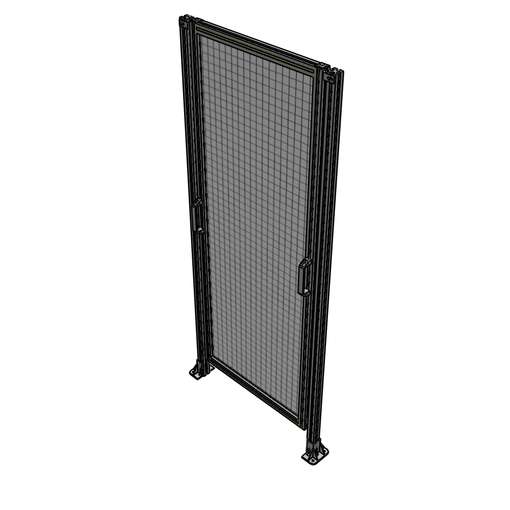 E3-2135-0900-0150-GYMTK SINGLE REMOVABLE PANEL WITH LEGS 2135MM X 900MM 1" MESH, AS A KIT