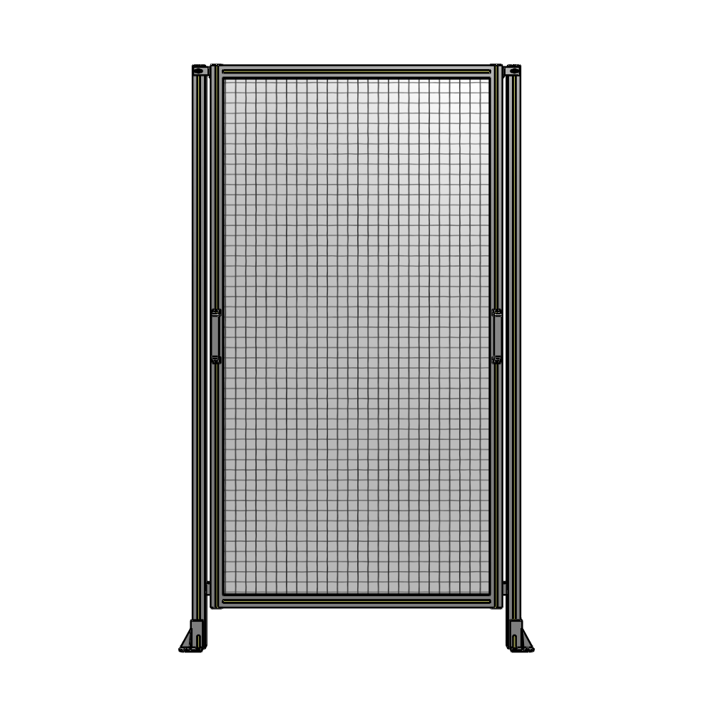 E3-2135-1200-0150-GYMTA SINGLE REMOVABLE PANEL WITH LEGS 2135MM X 1200MM 1" MESH, AS A KIT