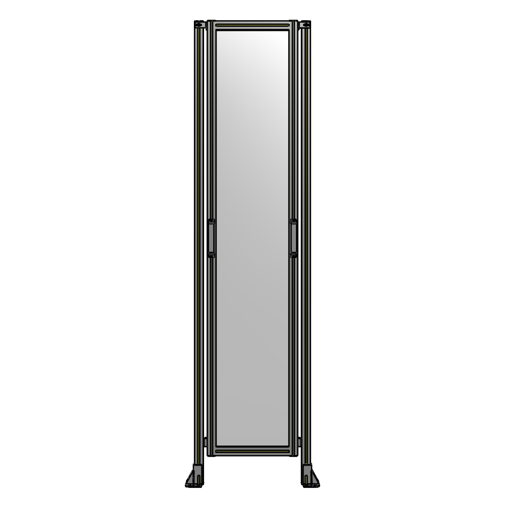 E3-2400-0600-0150-GYPTA SINGLE REMOVABLE PANEL WITH LEGS 2400MM X 600MM 1/4" POLYCARBONATEONATE, AS A KIT
