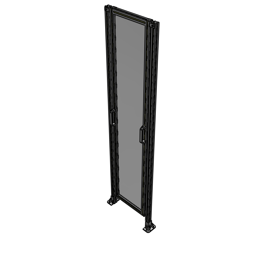 E3-2400-0600-0150-GYPTA SINGLE REMOVABLE PANEL WITH LEGS 2400MM X 600MM 1/4" POLYCARBONATEONATE, AS A KIT