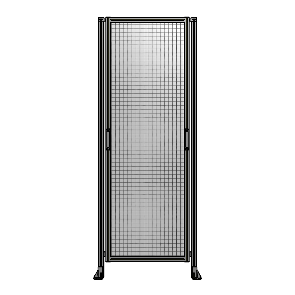E3-2400-0900-0150-GYMTA SINGLE REMOVABLE PANEL WITH LEGS 2400MM X 900MM 1" MESH, FULLY ASSEMBLED