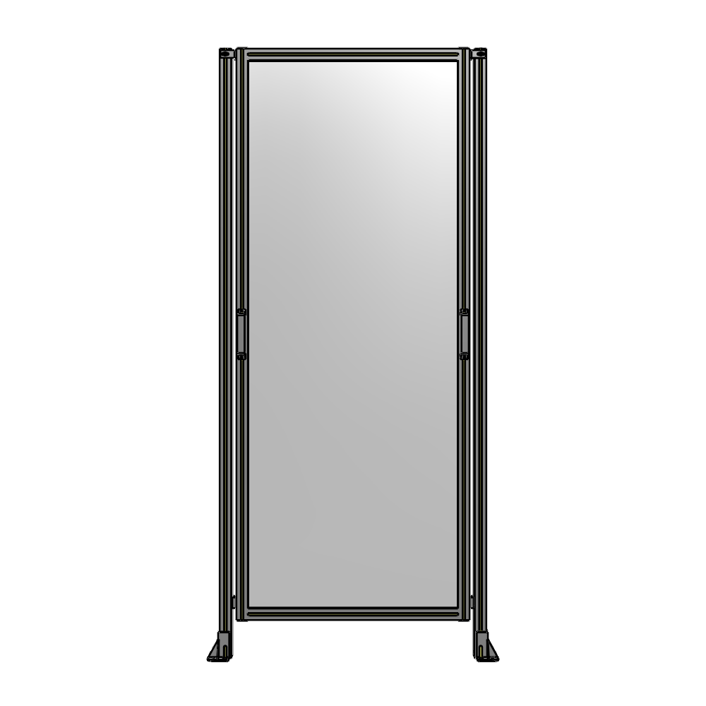 E3-2400-1050-0150-GYPTK SINGLE REMOVABLE PANEL WITH LEGS 2400MM X 1050MM 1/4" POLYCARBONATEONATE, AS A KIT