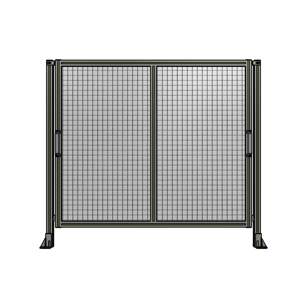 E4-1400-1600-0150-GYMTK DOUBLE REMOVABLE PANEL WITH LEGS 1400MM X 1600MM 1" MESH, AS A KIT