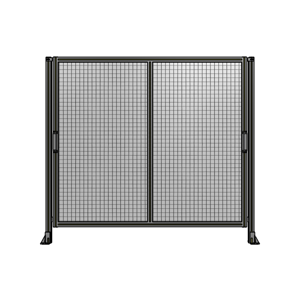 E4-1700-1900-0150-GYMTK DOUBLE REMOVABLE PANEL WITH LEGS 1700MM X 1900MM 1" MESH, AS A KIT