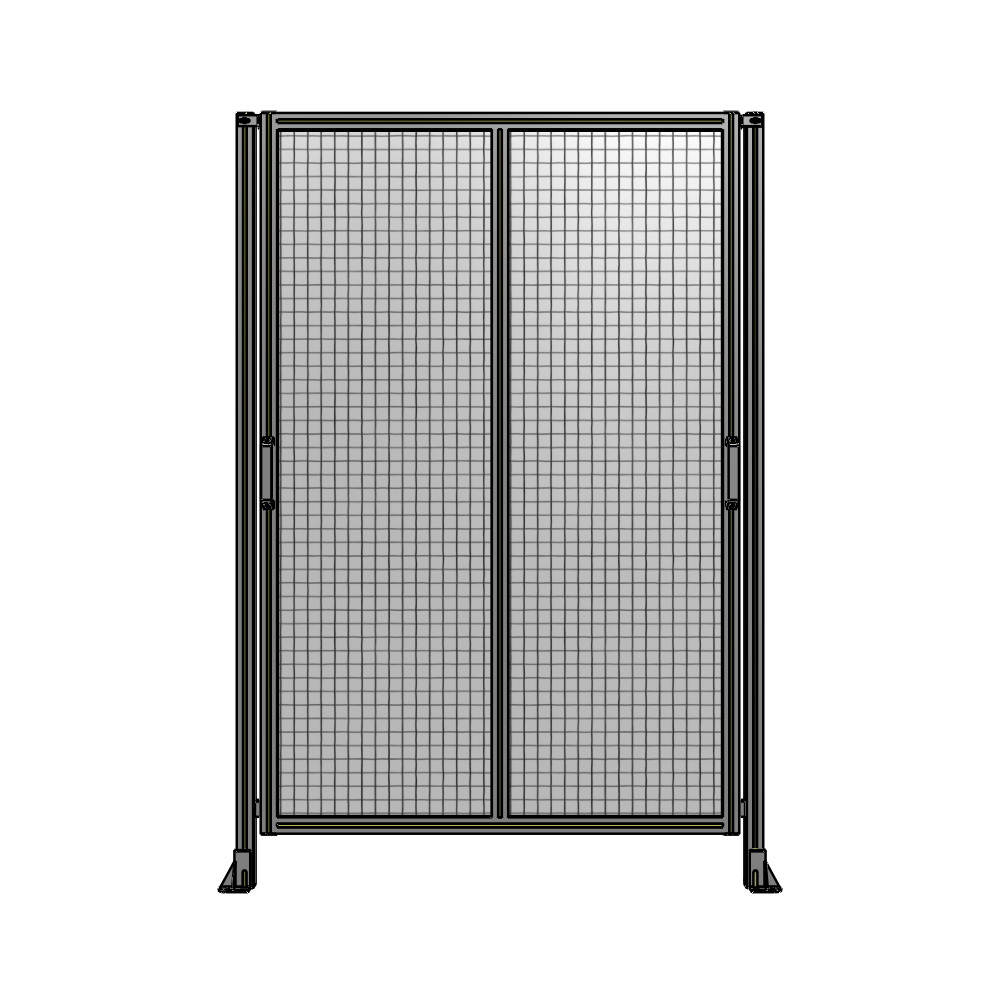 E4-2135-1450-0150-GYMTK DOUBLE REMOVABLE PANEL WITH LEGS 2135MM X 1450MM 1" MESH, AS A KIT