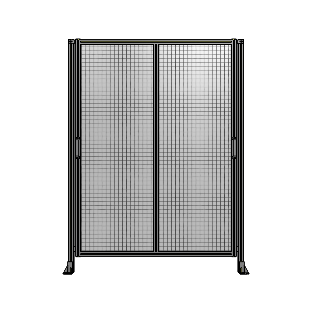 E4-2135-1600-0150-GYMTK DOUBLE REMOVABLE PANEL WITH LEGS 2135MM X 1600MM 1" MESH, AS A KIT