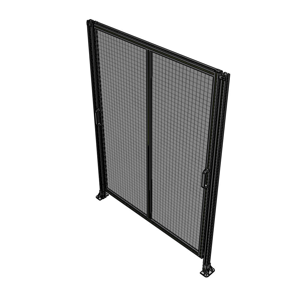 E4-2135-1600-0150-GYMTK DOUBLE REMOVABLE PANEL WITH LEGS 2135MM X 1600MM 1" MESH, AS A KIT