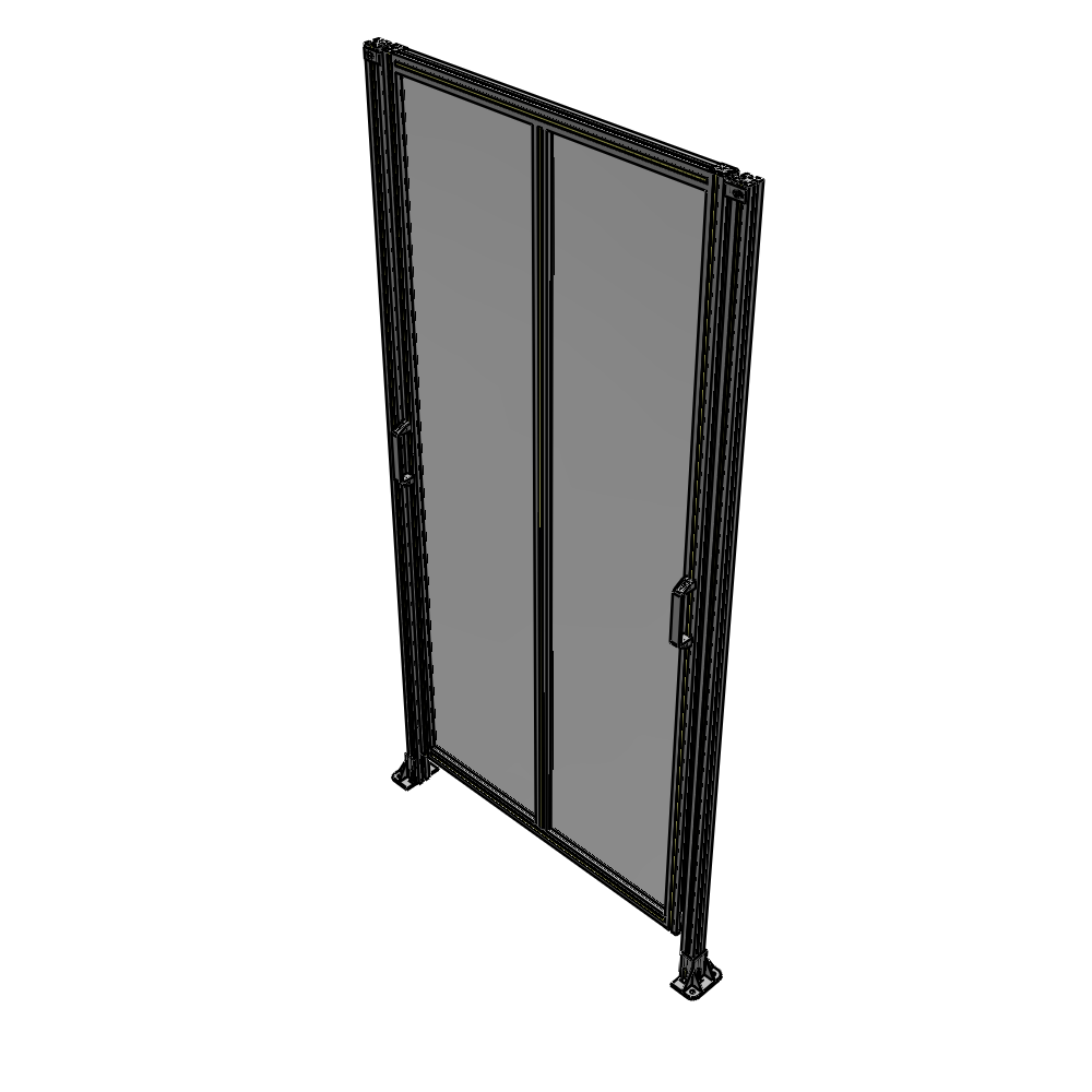 E4-2400-1200-0150-GYPTK DOUBLE REMOVABLE PANEL WITH LEGS 2400MM X 1200MM 1/4" POLYCARBONATE, AS A KIT