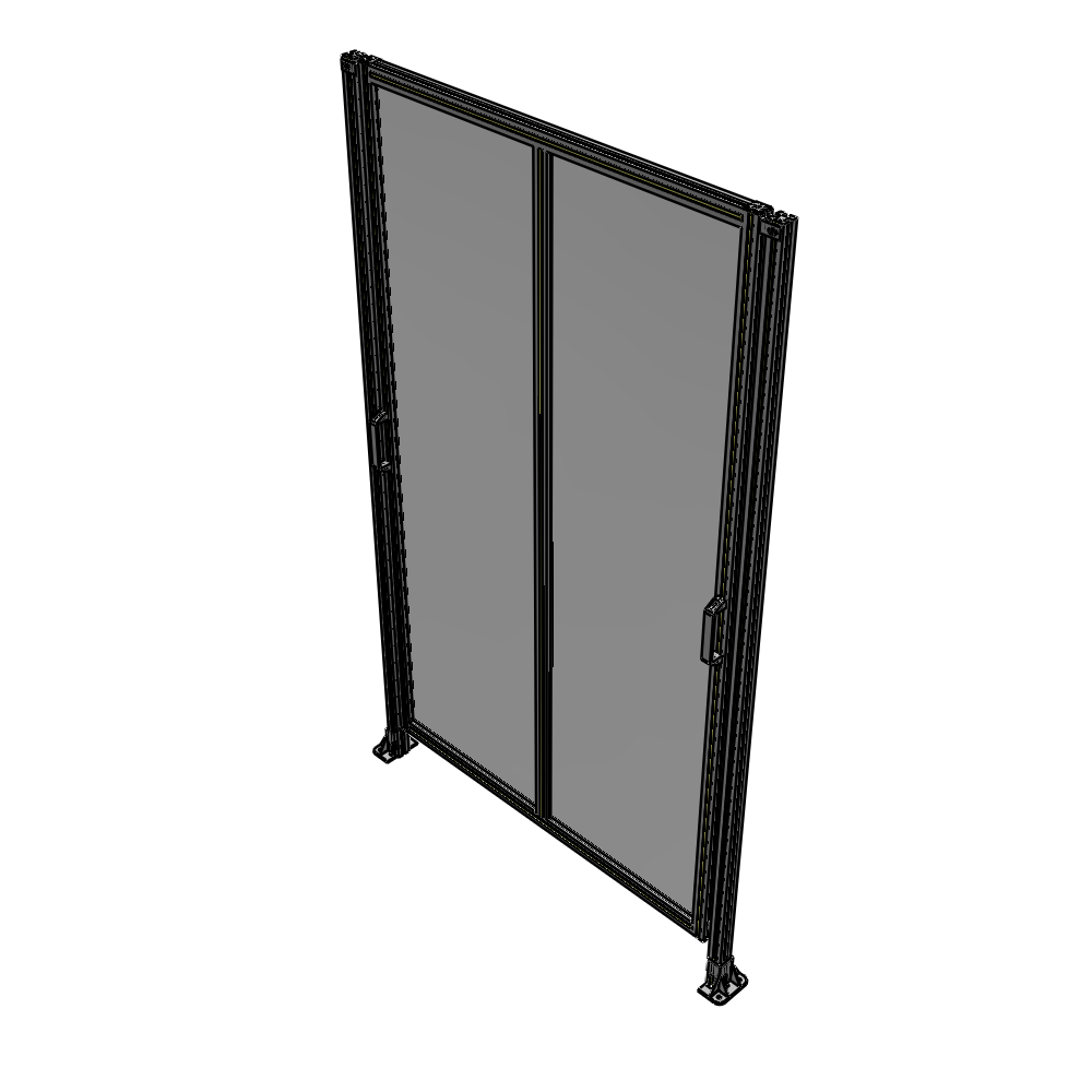 E4-2400-1450-0150-GYPTK DOUBLE REMOVABLE PANEL WITH LEGS 2400MM X 1450MM 1/4" POLYCARBONATE, AS A KIT