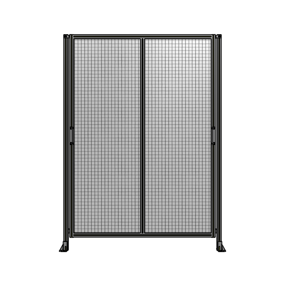 E4-2400-1750-0150-GYMTK DOUBLE REMOVABLE PANEL WITH LEGS 2400MM X 1750MM 1" MESH, AS A KIT
