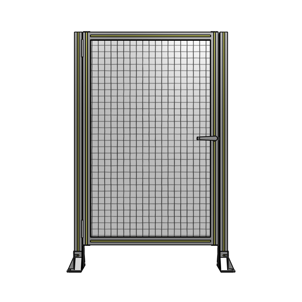 G5-1400-0900-0150-EYMTK DOOR-ROBUST FRAME, HANDLE/INTERNAL EGRESS ON RIGHT 1400MM X 900MM 1" MESH, AS A KIT