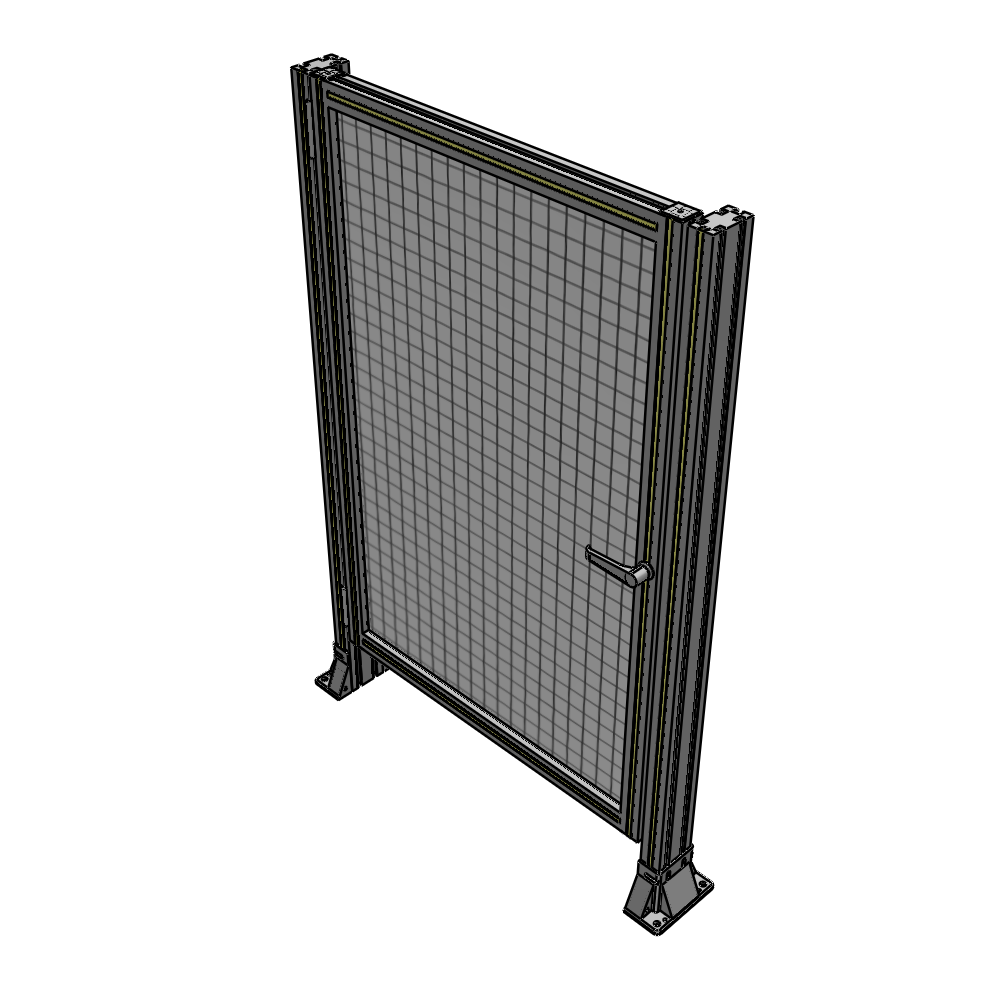 G5-1400-0920-0150-EYMTK DOOR-ROBUST FRAME, HANDLE/INTERNAL EGRESS ON RIGHT 1400MM X 920MM 1" MESH, AS A KIT
