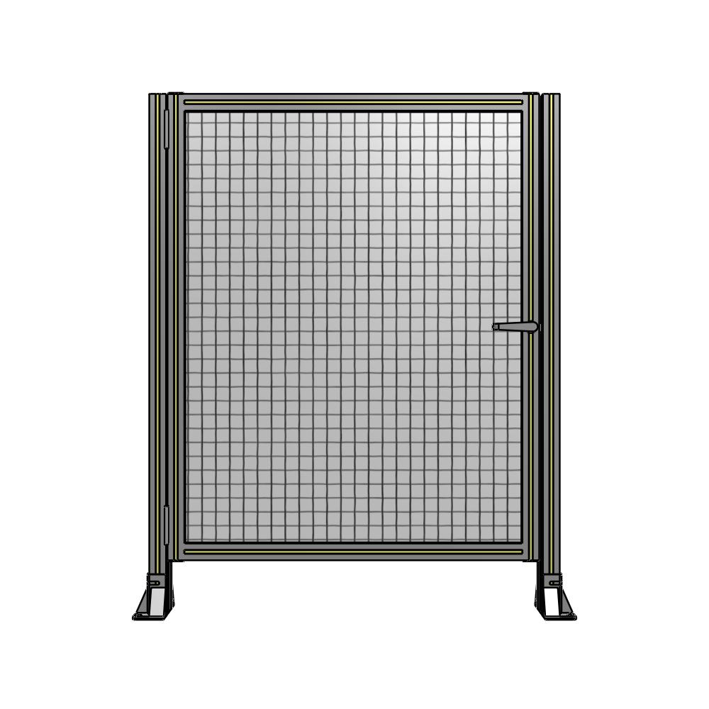 G5-1400-1100-0150-EYMTA DOOR-ROBUST FRAME, HANDLE/INTERNAL EGRESS ON RIGHT 1400MM X 1100MM 1" MESH, FULLY ASSEMBLED