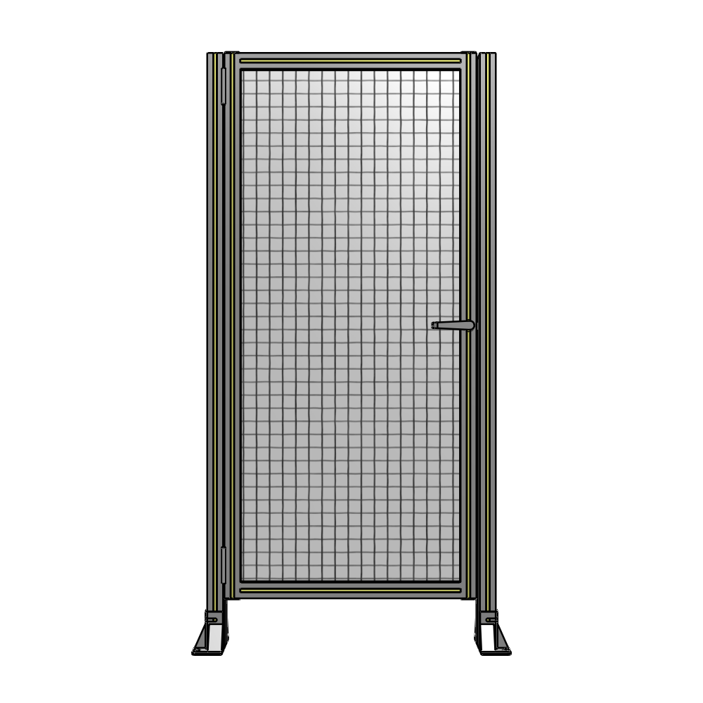 G5-1700-0820-0150-EYMTA DOOR-ROBUST FRAME, HANDLE/INTERNAL EGRESS ON RIGHT 1700MM X 820MM 1" MESH, AS A KIT